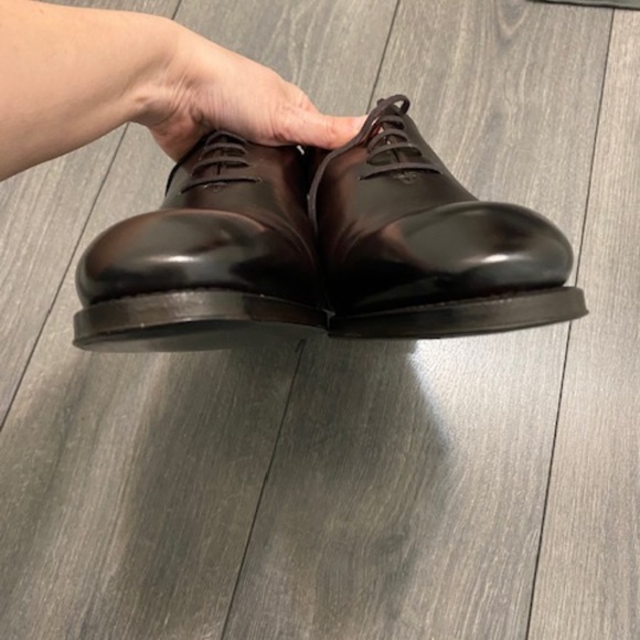 Tom Ford Elkan Evening Wholecut Brown Leather Oxford Shoes Size 11 - Picture 7 of 16